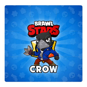 Магнитный плакат 3Х3 с принтом BRAWL STARS CROW в Екатеринбурге, Полимерный материал с магнитным слоем | 9 деталей размером 9*9 см | brawl stars | brawl stars crow | brawler | crow | бравл старз | бравлер | ворон