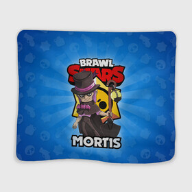 Плед 3D с принтом BRAWL STARS MORTIS в Екатеринбурге, 100% полиэстер | закругленные углы, все края обработаны. Ткань не мнется и не растягивается | brawl stars | brawl stars mortis | brawler | mortis | бравл старз | бравлер | мортис