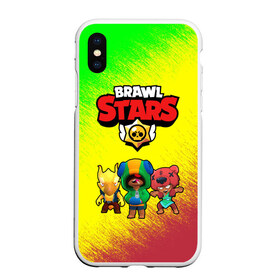 Чехол для iPhone XS Max матовый с принтом Brawl Stars Leon Nita Crow в Екатеринбурге, Силикон | Область печати: задняя сторона чехла, без боковых панелей | brawl stars | brawl stars 8 bit | brawl stars crow | brawl stars crow phoenix | brawl stars leon | brawl stars leon shark | brawl stars nita | brawl stars robot spike | brawl stars spike | бравл старс | бравла старс | браво старс | персона