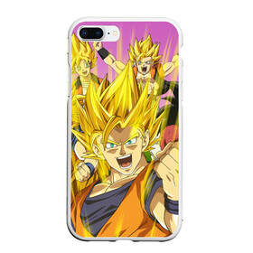 Чехол для iPhone 7Plus/8 Plus матовый с принтом Dragon Ball в Екатеринбурге, Силикон | Область печати: задняя сторона чехла, без боковых панелей | dragon ball | dragon ball super | dragon ball z | dragonball | gohan | goku | vegeta | аниме | вегета | гоку | гохан | драгонболл | драконий жемчуг | жемчуг дракона | манга | сон гоку