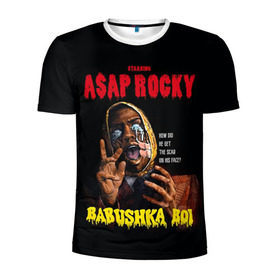 Мужская футболка 3D спортивная с принтом BABUSHKA BOI в Екатеринбурге, 100% полиэстер с улучшенными характеристиками | приталенный силуэт, круглая горловина, широкие плечи, сужается к линии бедра | aap | aap rocky | asap | asap rocky | babushka | babushka boi | babushka boy