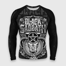 Мужской рашгард 3D с принтом Black Sabbath в Екатеринбурге,  |  | black sabbath | hard rock | heavy metal | блэк сабат | группы | метал | музыка | оззи осборн | рок | хард рок | хэви метал