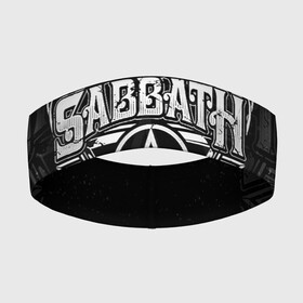 Повязка на голову 3D с принтом Black Sabbath в Екатеринбурге,  |  | black sabbath | hard rock | heavy metal | блэк сабат | группы | метал | музыка | оззи осборн | рок | хард рок | хэви метал