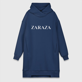 Платье-худи хлопок с принтом Zaraza в Екатеринбурге,  |  | antibrand | brand | fashion | logo | street | style | zara | zaraza | антибренд | бренд | зара | зараза | лого | массмаркет | мода | стритстайл