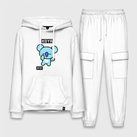 Мужской костюм хлопок с толстовкой с принтом KOYA BT21 в Екатеринбурге,  |  | bt21 | bts | chimmy | cooky | koya | love yourself. | mang | rj | shooky | tata | бт21 | бтс