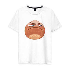Мужская футболка хлопок с принтом ОРЕХУС в Екатеринбурге, 100% хлопок | прямой крой, круглый вырез горловины, длина до линии бедер, слегка спущенное плечо. | справедливо | справедливость | фруктовощи
