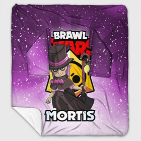 Плед с рукавами с принтом BRAWL STARS MORTIS в Екатеринбурге, 100% полиэстер | Закругленные углы, все края обработаны. Ткань не мнется и не растягивается. Размер 170*145 | brawl stars | brawl stars mortis | brawler | mortis | бравл старз | бравлер | мортис