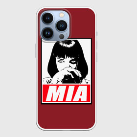 Чехол для iPhone 13 Pro с принтом MIA в Екатеринбурге,  |  | pulp | pulp fiction | quentin tarantino | tarantino | квентин тарантино | кино | криминальное чтиво | тарантино | тарентино | торентино | торрентино | фильм | чтиво