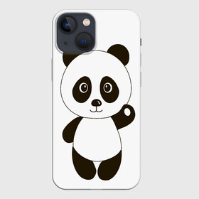 Чехол для iPhone 13 mini с принтом Панда в Екатеринбурге,  |  | мишка | панда