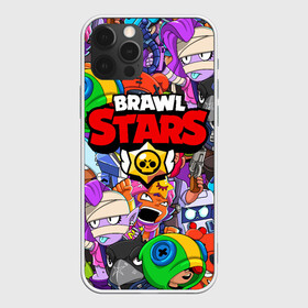 Чехол для iPhone 12 Pro с принтом BRAWL STARS в Екатеринбурге, силикон | область печати: задняя сторона чехла, без боковых панелей | 8 bit | 8 бит | brawl stars | brawler | crow | emz | leon | nita | sandy | spike | бравл старз | бравлер | ворон | леон | нита | спайк | сэнди | эмз