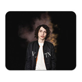 Коврик для мышки прямоугольный с принтом finn wolfhard в Екатеринбурге, натуральный каучук | размер 230 х 185 мм; запечатка лицевой стороны | finn wolfhard | очень странные дела | финн вулфард