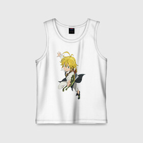 Детская майка хлопок с принтом Meliodas в полете в Екатеринбурге,  |  | deadly | dragon | meliodafu | meliodas | seven | sins | wrath | гнев | грехов | дракон | мелиодас | семь