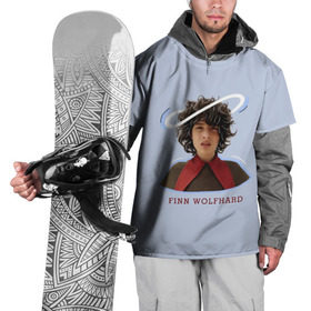 Накидка на куртку 3D с принтом finn wolfhard в Екатеринбурге, 100% полиэстер |  | finn wolfhard | очень странные дела | финн вулфард