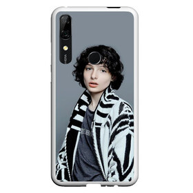 Чехол для Honor P Smart Z с принтом finn wolfhard в Екатеринбурге, Силикон | Область печати: задняя сторона чехла, без боковых панелей | finn wolfhard | очень странные дела | финн вулфард