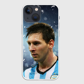 Чехол для iPhone 13 mini с принтом Лео Месси в Екатеринбурге,  |  | barca | barcelona | champions | football | messi | soccer | spain | uefa | world cup | барса | барселона | ла лига | лео месси | лига чемпионов | месси | форма | формы | футбол