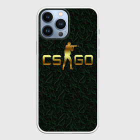 Чехол для iPhone 13 Pro Max с принтом cs go gold в Екатеринбурге,  |  | Тематика изображения на принте: cs | cs go | cs go gold | gold | голд | золото | кс | кс го | кс го голд | листва | майки с листвой