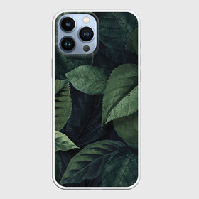 Чехол для iPhone 13 Pro Max с принтом Лесная маскировка в Екатеринбурге,  |  | branch | foliage | leafy | nature | ветка | веточка | зеленый | лист | листочки | листья | природа | черный
