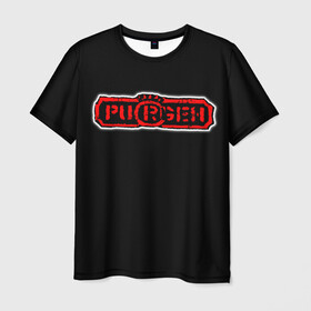 Мужская футболка 3D с принтом Purgen в Екатеринбурге, 100% полиэфир | прямой крой, круглый вырез горловины, длина до линии бедер | Тематика изображения на принте: moscow punks | punks | punks not dead | purgen | московские панки | панки | пурген