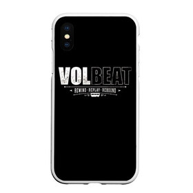 Чехол для iPhone XS Max матовый с принтом Volbeat в Екатеринбурге, Силикон | Область печати: задняя сторона чехла, без боковых панелей | groove metal | hardcore | psychobilly | rebound | replay | rewind | volbeat | волбит