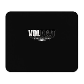 Коврик для мышки прямоугольный с принтом Volbeat в Екатеринбурге, натуральный каучук | размер 230 х 185 мм; запечатка лицевой стороны | groove metal | hardcore | psychobilly | rebound | replay | rewind | volbeat | волбит