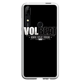 Чехол для Honor P Smart Z с принтом Volbeat в Екатеринбурге, Силикон | Область печати: задняя сторона чехла, без боковых панелей | Тематика изображения на принте: groove metal | hardcore | psychobilly | rebound | replay | rewind | volbeat | волбит