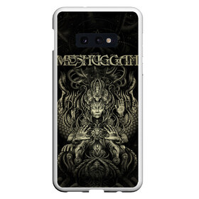 Чехол для Samsung S10E с принтом Meshuggah в Екатеринбурге, Силикон | Область печати: задняя сторона чехла, без боковых панелей | Тематика изображения на принте: djent | jens kidman | meshuggah | metal | грув метал | группы | метал | мешуга | музыка | рок