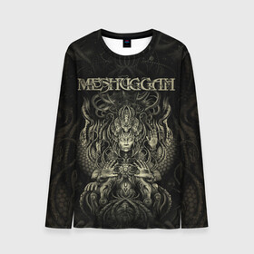 Мужской лонгслив 3D с принтом Meshuggah в Екатеринбурге, 100% полиэстер | длинные рукава, круглый вырез горловины, полуприлегающий силуэт | djent | jens kidman | meshuggah | metal | грув метал | группы | метал | мешуга | музыка | рок