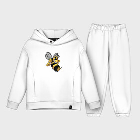 Детский костюм хлопок Oversize с принтом Злая Пчела в Екатеринбурге,  |  | злая пчела | пчела | рисунок