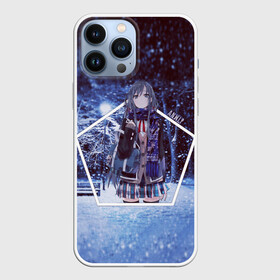 Чехол для iPhone 13 Pro Max с принтом Snow Bunny Girl в Екатеринбурге,  |  | no yume wo minai | seishun buta yarou | wa bunny girl senpai | аниме | глупый | девочки зайки | девушка | зима | манга | мечту | не понимает | ночь | парк | свет | свин | снег | этот