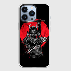 Чехол для iPhone 13 Pro с принтом Sамурай в Екатеринбурге,  |  | japan | japanese | katana | samurai | броня | брутальный | воин | доспех | защитник японский | катана | красное | кровавая луна | луна | меч | мрачный | наемник | перчатки | противогаз | ронин | самурай | солнце | тэнго