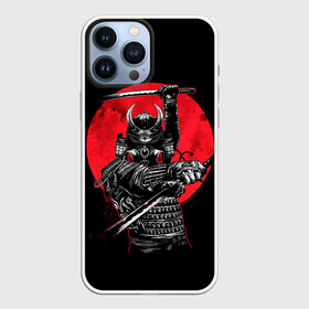 Чехол для iPhone 13 Pro Max с принтом Sамурай в Екатеринбурге,  |  | japan | japanese | katana | samurai | броня | брутальный | воин | доспех | защитник японский | катана | красное | кровавая луна | луна | меч | мрачный | наемник | перчатки | противогаз | ронин | самурай | солнце | тэнго