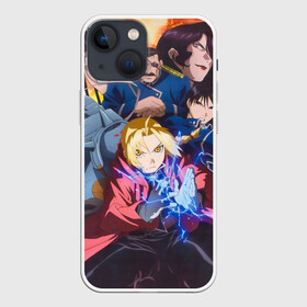 Чехол для iPhone 13 mini с принтом Fullmetal Alchemist Brotherhood в Екатеринбурге,  |  | anime | fullmetal alchemist brotherhood | аниме. | стальной алхимик братство | цельнометаллический алхимик братство