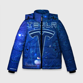 Зимняя куртка для мальчиков 3D с принтом Tesla в Екатеринбурге, ткань верха — 100% полиэстер; подклад — 100% полиэстер, утеплитель — 100% полиэстер | длина ниже бедра, удлиненная спинка, воротник стойка и отстегивающийся капюшон. Есть боковые карманы с листочкой на кнопках, утяжки по низу изделия и внутренний карман на молнии. 

Предусмотрены светоотражающий принт на спинке, радужный светоотражающий элемент на пуллере молнии и на резинке для утяжки | cybertruck | elon reeve musk | model 3 | pickup | tech | technology | tesla | грузовик | илон маск | кибер | моторс | пикап | тесла