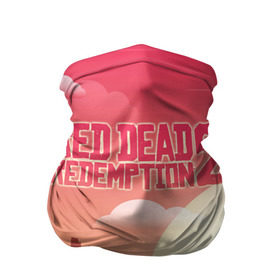Бандана-труба 3D с принтом Red Dead Redemption 2 в Екатеринбурге, 100% полиэстер, ткань с особыми свойствами — Activecool | плотность 150‒180 г/м2; хорошо тянется, но сохраняет форму | Тематика изображения на принте: john marston | rdr2 | red dead | red dead redemption 2 | redemption 2 | rockstar | вестерн | выкуп | запад | ковбой | красный | мертвый | приключения | шутер