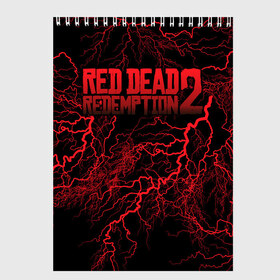 Скетчбук с принтом Red Dead Redemption 2 в Екатеринбурге, 100% бумага
 | 48 листов, плотность листов — 100 г/м2, плотность картонной обложки — 250 г/м2. Листы скреплены сверху удобной пружинной спиралью | john marston | rdr2 | red dead | red dead redemption 2 | redemption 2 | rockstar | вестерн | выкуп | запад | ковбой | красный | мертвый | приключения | шутер