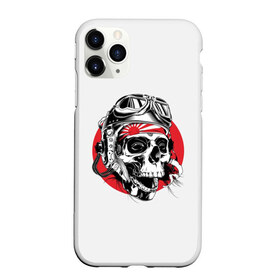 Чехол для iPhone 11 Pro Max матовый с принтом Череп в Екатеринбурге, Силикон |  | skull | камикадзе | кости | очки | череп