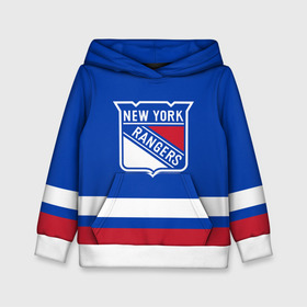 Детская толстовка 3D с принтом Нью-Йорк Рейнджерс НХЛ в Екатеринбурге, 100% полиэстер | двухслойный капюшон со шнурком для регулировки, мягкие манжеты на рукавах и по низу толстовки, спереди карман-кенгуру с мягким внутренним слоем | hockey | new york | new york rangers | nhl | rangers | usa | нхл | нью йорк | нью йорк рейнджерс | рейнджерс | спорт | сша | хоккей | шайба