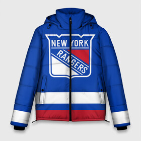 Мужская зимняя куртка 3D с принтом Нью-Йорк Рейнджерс НХЛ в Екатеринбурге, верх — 100% полиэстер; подкладка — 100% полиэстер; утеплитель — 100% полиэстер | длина ниже бедра, свободный силуэт Оверсайз. Есть воротник-стойка, отстегивающийся капюшон и ветрозащитная планка. 

Боковые карманы с листочкой на кнопках и внутренний карман на молнии. | hockey | new york | new york rangers | nhl | rangers | usa | нхл | нью йорк | нью йорк рейнджерс | рейнджерс | спорт | сша | хоккей | шайба
