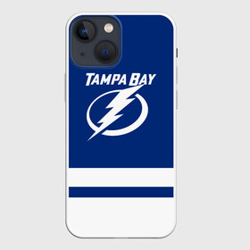 Чехол для iPhone 13 mini с принтом Тампа Бэй Лайтнинг НХЛ в Екатеринбурге,  |  | hockey | lightning | nhl | tampa bay | tampa bay lightning | usa | лайтнинг | нхл | спорт | сша | тампа бэй | тампа бэй лайтнинг | хоккей | шайба