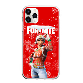 Чехол для iPhone 11 Pro Max матовый с принтом FORTNITE НОВОГОДНИЙ в Екатеринбурге, Силикон |  | 2020 | christmas | fortnite | snow | winter | winter is coming | зима близко | игра | новогодний | новый год | новый год 2020 | персонаж | снег | снежинки | фортнайт | фортнайт новогодний