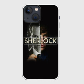 Чехол для iPhone 13 mini с принтом Sherlock в Екатеринбурге,  |  | 221b | bbc | benedict cumberbatch | john watson | mark gatiss | martin freeman | sherlock holmes | steven moffat | бейкер | джон ватсон | мориарти | стрит | шерлок