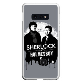 Чехол для Samsung S10E с принтом Sherlock Holmesboy в Екатеринбурге, Силикон | Область печати: задняя сторона чехла, без боковых панелей | 221b | bbc | benedict cumberbatch | john watson | mark gatiss | martin freeman | sherlock holmes | steven moffat | бейкер | джон ватсон | мориарти | стрит | шерлок