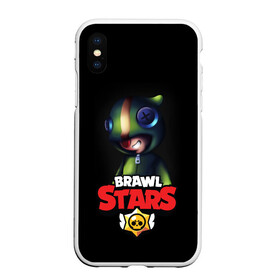 Чехол для iPhone XS Max матовый с принтом Brawl Stars в Екатеринбурге, Силикон | Область печати: задняя сторона чехла, без боковых панелей | bo | brawl | brock | bull | colt | dynamike | elprimo | jessie | leon | moba | nita | shelly | stars | бо | брок | булл | джесси | динамайк | кольт | леон | нита | шелли | эльпримо