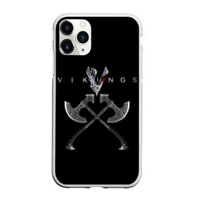 Чехол для iPhone 11 Pro Max матовый с принтом Vikings в Екатеринбурге, Силикон |  | mgm television | vikings | викинги | майкл хёрст | скандинавия