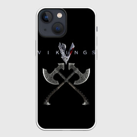 Чехол для iPhone 13 mini с принтом Vikings в Екатеринбурге,  |  | mgm television | vikings | викинги | майкл хёрст | скандинавия