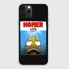 Чехол для iPhone 12 Pro с принтом Homer в Екатеринбурге, силикон | область печати: задняя сторона чехла, без боковых панелей | bart | beer | family | homer | jaws | lisa | maggie | marge | shark | simpson | simpsons | thesimpsons | акула | барт | гомер | лиза | мардж | мегги | семья | симпсоны | челюсти