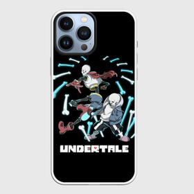 Чехол для iPhone 13 Pro Max с принтом UNDERTALE в Екатеринбурге,  |  | Тематика изображения на принте: sans | undertale | андертале | андертейл | игра | подземная история | подземная сказка | санс | ундертале | фриск | чара