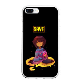 Чехол для iPhone 7Plus/8 Plus матовый с принтом UNDERTALE FRISK в Екатеринбурге, Силикон | Область печати: задняя сторона чехла, без боковых панелей | chara | frisk | sans | undertale | андертале | андертейл | игра | подземная история | подземная сказка | санс | ундертале | фриск | чара