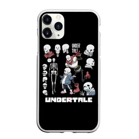 Чехол для iPhone 11 Pro матовый с принтом UNDERTALE в Екатеринбурге, Силикон |  | chara | frisk | sans | undertale | андертале | андертейл | игра | подземная история | подземная сказка | санс | ундертале | фриск | чара