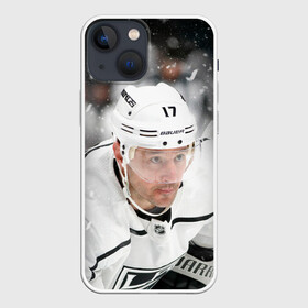 Чехол для iPhone 13 mini с принтом Илья Ковальчук в Екатеринбурге,  |  | hockey | kings | kovalchuk | los angeles | los angeles kings | nhl | илья ковальчук | кингз | ковальчук | лос анджелес | лос анджелес кингз | нхл | спорт | хоккей | шайба